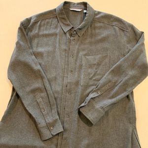 ATHLETA oversize gray blouse, size M